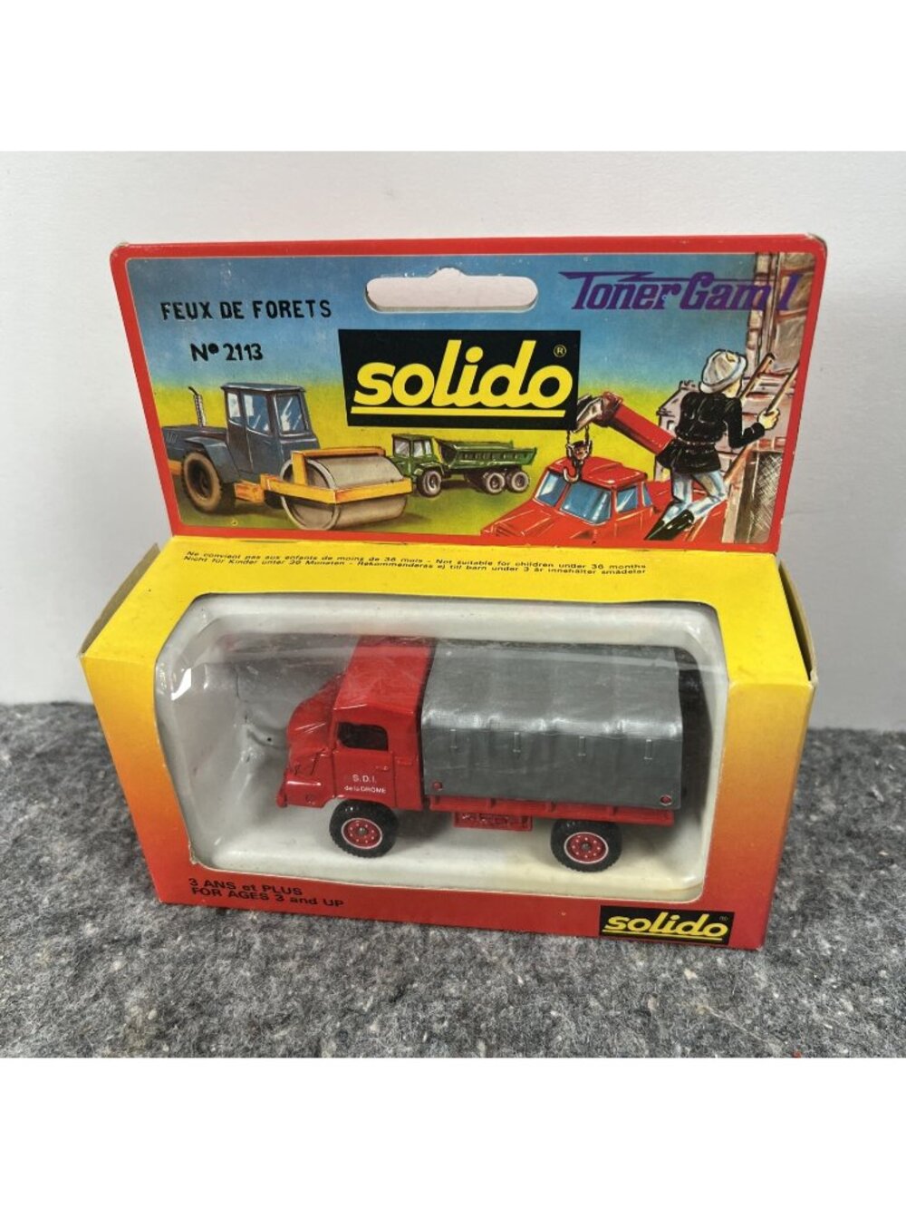 Solido #2113 Feux de Forets Toner Gam 1 , Diecast